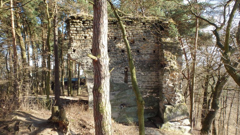 Vítkovec castle (ruins)