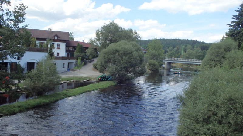 Vltava river, Vyšší Brod, Czech Republic